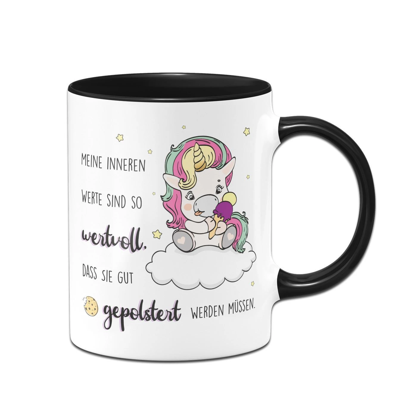 Einhorn Tasse - Meine Inneren Werte Sind So Wertvoll 3 Einhorn Tasse - Meine Inneren Werte Sind So Wertvoll