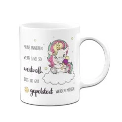 Einhorn Tasse - Meine Inneren Werte Sind So Wertvoll 10 Einhorn Tasse - Meine Inneren Werte Sind So Wertvoll -Geschenke Tassen Store 0002 128590