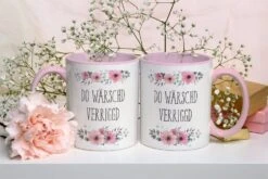 Tasse - Do Wärschd Verriggd - Blumig -Geschenke Tassen Store BlumchenTasse Dowarschd verriggd00 721509