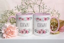 Tasse - Kurwa - Blumig 12 Tasse - Kurwa - Blumig -Geschenke Tassen Store Doppelt Kurwa 679374