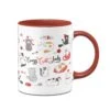 Tasse - Crazy Cat Lady (Rundumdruck) -Geschenke Tassen Store Katzentasse Crazy cat lady00 352119