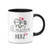 Tasse - Bruderherz (mit Gesicht) -Geschenke Tassen Store Tasse Bruderherz mit Gesicht00 637177