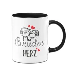 Tasse - Bruderherz (mit Gesicht)