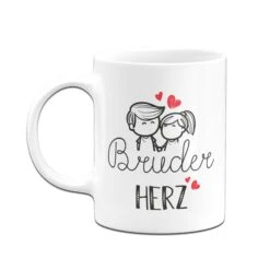 Tasse - Bruderherz (mit Gesicht) -Geschenke Tassen Store Tasse Bruderherz mit Gesicht03 232670