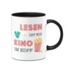 Tasse - Lesen Ist Wie Kino Im Kopf. -Geschenke Tassen Store Tasse Lesen ist wie Kino im Kopf01 914869