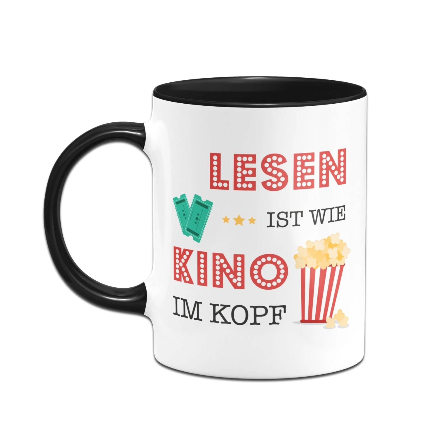 Tasse - Lesen Ist Wie Kino Im Kopf. 4 Tasse - Lesen Ist Wie Kino Im Kopf. – Bild 2