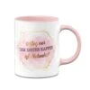 Tasse - Alles Vor Dem Ersten Kaffee Ist Notwehr! - Lady Boss -Geschenke Tassen Store Tasse1248 Mockup front rosa