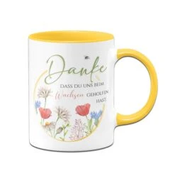 Tasse - Danke, Dass Du Uns Beim Wachsen Geholfen Hast. -Geschenke Tassen Store TasseDankedassduunsbeimWachsengeholfenhast00 332468