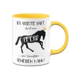 Tasse - Ich Arbeite Hart, Damit Mein Pferd Sein Luxusleben Genießen Kann! 9 Tasse - Ich Arbeite Hart, Damit Mein Pferd Sein Luxusleben Genießen Kann! -Geschenke Tassen Store TassePferdLuxusleben01 104187