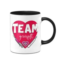 Tasse - TEAM Geimpft Mit Herz -Geschenke Tassen Store TasseTeamgeimpftmitHerz01 219457