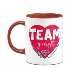 Tasse - TEAM Geimpft Mit Herz -Geschenke Tassen Store TasseTeamgeimpftmitHerz03 463291