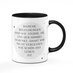 Tasse - Begegnungen Sind Wie Sterne 9 Tasse - Begegnungen Sind Wie Sterne -Geschenke Tassen Store Tasse Begegnungen sind wie Sterne00 378757