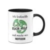 Tasse - Ich Beobachte Euch Alle Und Mache Mit Notizen - Chamäleon -Geschenke Tassen Store Tasse Chamaleon ich beobachte euch alle und mache mir notizen00 371645