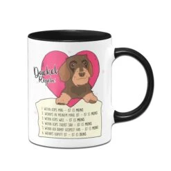 Tasse - Dackelregeln -Geschenke Tassen Store Tasse Dackelregeln01 455982