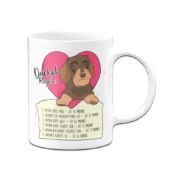 Tasse - Dackelregeln -Geschenke Tassen Store Tasse Dackelregeln02 972295
