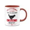 Tasse - Leg Dich Niemals Mit Einer Frau An, Die Einen Husky Besitzt -Geschenke Tassen Store Tasse Husky Hundebesitzerin00 877791