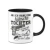 Tasse - Ja! Ich Habe Eine Hübsche Tochter. 1 Tasse - Ja! Ich Habe Eine Hübsche Tochter. -Geschenke Tassen Store Tasse Ja ich habe eine hubsche tochter ich habe auch eine waffe eine schaufel und ein alibi01 376903