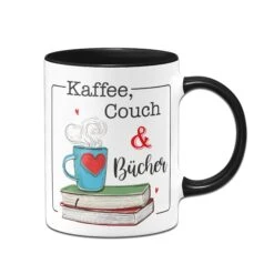 Tasse - Kaffee, Couch Und Bücher