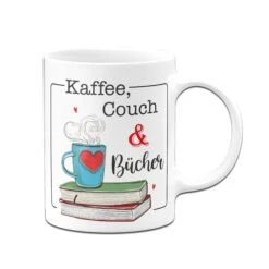 Tasse - Kaffee, Couch Und Bücher -Geschenke Tassen Store Tasse Kaffee Couch und bucher02 630308