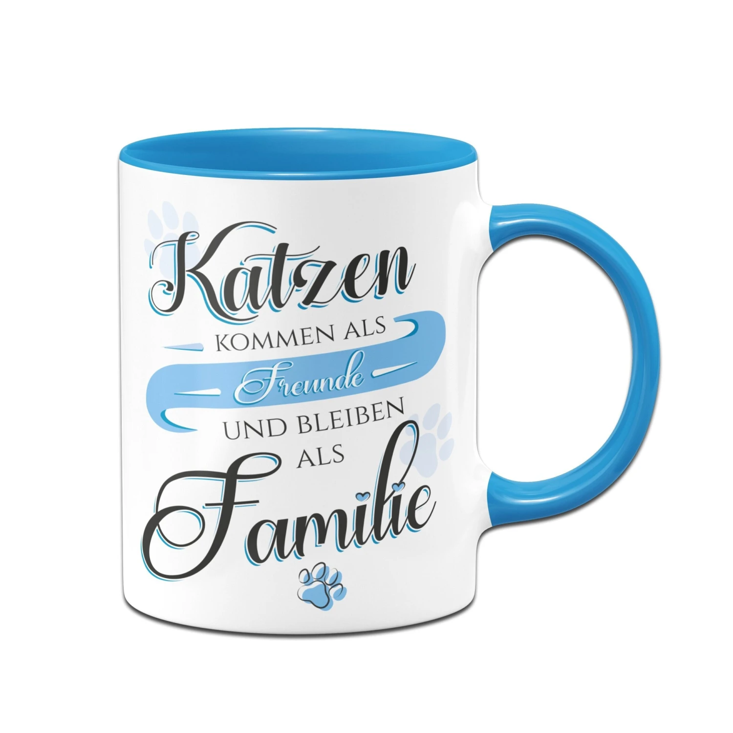 Tasse - Katzen Kommen Als Freunde Und Bleiben Als Familie 5 Tasse - Katzen Kommen Als Freunde Und Bleiben Als Familie – Bild 3