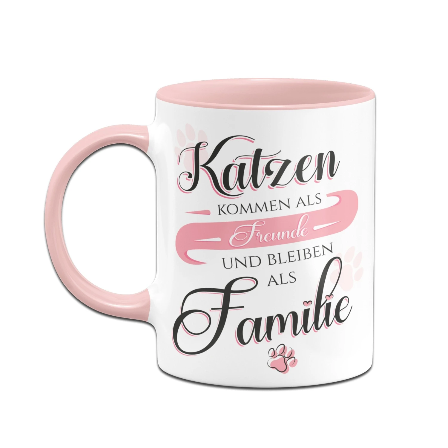Tasse - Katzen Kommen Als Freunde Und Bleiben Als Familie 4 Tasse - Katzen Kommen Als Freunde Und Bleiben Als Familie – Bild 2