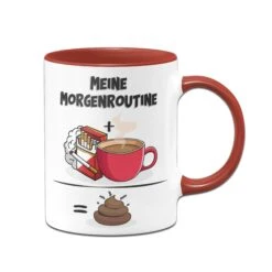 Tasse - Meine Morgenroutine -Geschenke Tassen Store Tasse Meine Morgenroutine00 897502