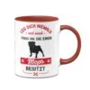 Tasse - Leg Dich Niemals Mit Einer Frau An, Die Einen Mopsbesitzt -Geschenke Tassen Store Tasse Mops Hundebesitzerin00