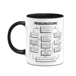 Tasse - Problemlösung Auf Der Arbeit -Geschenke Tassen Store TassefurdieArbeit Problemlosung02 390333