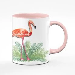 Flamingo Tasse - Good Vibes Only