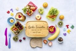 Brotdose - Beste Freundin Schön, Dass Es Dich Gibt - Edelstahl Mit Bambusdeckel -Geschenke Tassen Store bild brotdose beste freundin schon dass es dich gibt edelstahl mit bambusdeckel 423397