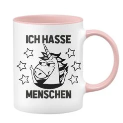 Einhorn Tasse - Ich Hasse Menschen