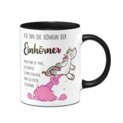 Einhorn Tasse - Ich Bin Die Königin Der Einhörner -Geschenke Tassen Store bild einhorn tasse mit spruch koenigin der einh rner geschenke 1 367238