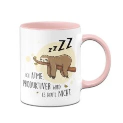 Faultier Tasse - Ich Atme. Produktiver Wird Es Heute Nicht. -Geschenke Tassen Store bild faultier tasse ich atme produktiver wird es nicht 0 706863