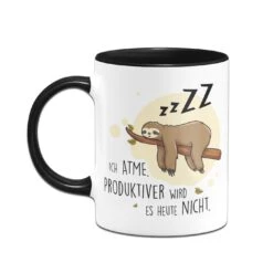 Geschenke Tassen Store -Geschenke Tassen Store bild faultier tasse ich atme produktiver wird es nicht 4 467923