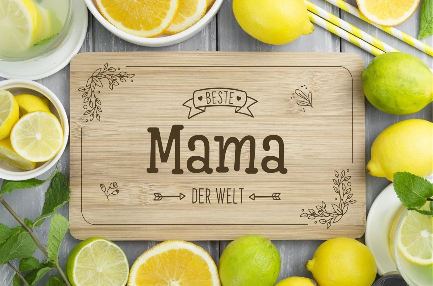 Frühstücksbrettchen - Beste Mama Der Welt 4 Frühstücksbrettchen - Beste Mama Der Welt – Bild 2