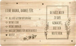 Frühstücksbrettchen - Liebe Mama, Danke Für Alles! - Tochter/Sohn