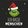 Fußmatte - Grinch - Ich Hasse Menschen (Gesicht) -Geschenke Tassen Store bild fussmatte grinch ich hasse menschen gesicht 802713
