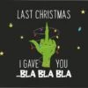 Fußmatte - Grinch - Last Christmas I Gave You ... Bla Bla Bla (Mittelfinger)
