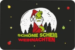 Fußmatte - Grinch - Schöne Scheiß Weihnachten