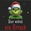 Fußmatte - Hier Wohnt Ein Grinch (CS) -Geschenke Tassen Store bild fussmatte hier wohnt ein grinch cs 749637