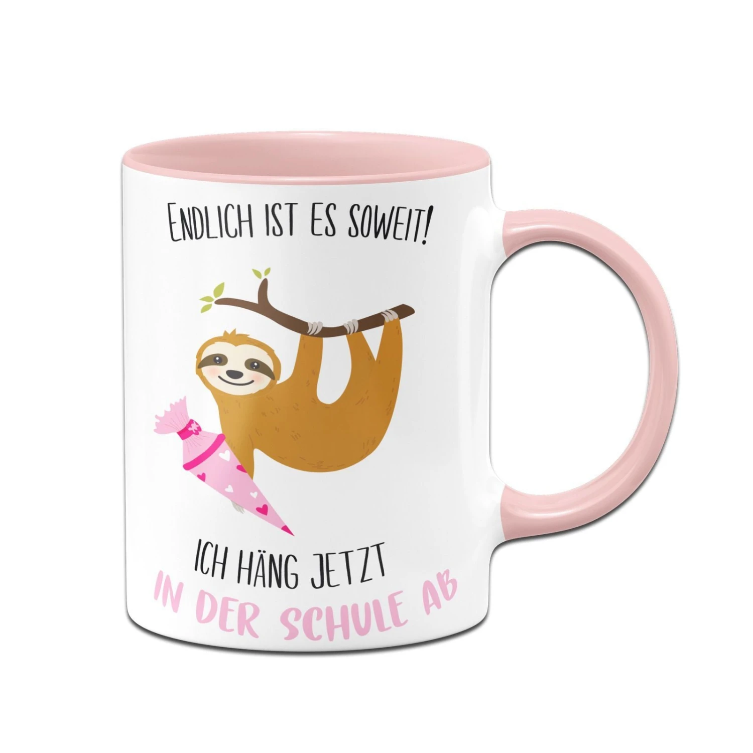 Faultier Tasse - Endlich Ist Es Soweit! Ich Hänge Jetzt In Der Schule Ab 5 Faultier Tasse - Endlich Ist Es Soweit! Ich Hänge Jetzt In Der Schule Ab – Bild 3