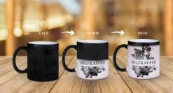 Glitzer-Zaubertasse - Milfkaffee - Black Rose -Geschenke Tassen Store bild glitzer zaubertasse milfkaffee black rose 134332