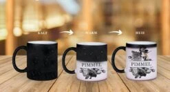 Glitzer-Zaubertasse - Pimmel - Black Rose -Geschenke Tassen Store bild glitzer zaubertasse pimmel black rose 129119