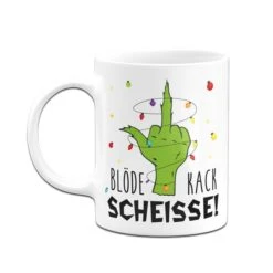 Grinch Tasse - Blöde Kackscheisse (Mittelfinger) 16 Grinch Tasse - Blöde Kackscheisse (Mittelfinger) -Geschenke Tassen Store bild grinch tasse blode kackscheisse mittelfinger 227669