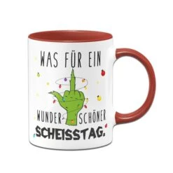 Grinch Tasse - Was Für Ein Wunderschöner Scheisstag. (Mittelfinger) -Geschenke Tassen Store bild grinch tasse was fur ein wunderschoner scheisstag mittelfinger 651086