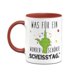 Grinch Tasse - Was Für Ein Wunderschöner Scheisstag. (Mittelfinger) -Geschenke Tassen Store bild grinch tasse was fur ein wunderschoner scheisstag mittelfinger 903089