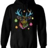Hoodie - Cooler Elch (Weihnachten) - Bunt -Geschenke Tassen Store bild hoodie cooler elch weihnachten bunt 501710