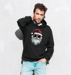 Hoodie - Cooler Weihnachtsmann -Geschenke Tassen Store bild hoodie cooler weihnachtsmann 932691