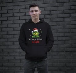 Hoodie - Grinch - All I Want For Christmas Is Ruhe! (CS) -Geschenke Tassen Store bild hoodie grinch all i want for christmas is ruhe cs 837570
