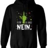 Hoodie - Grinch - Bevor Du Fragst NEIN. (Mittelfinger) -Geschenke Tassen Store bild hoodie grinch bevor du fragst nein mittelfinger 332637